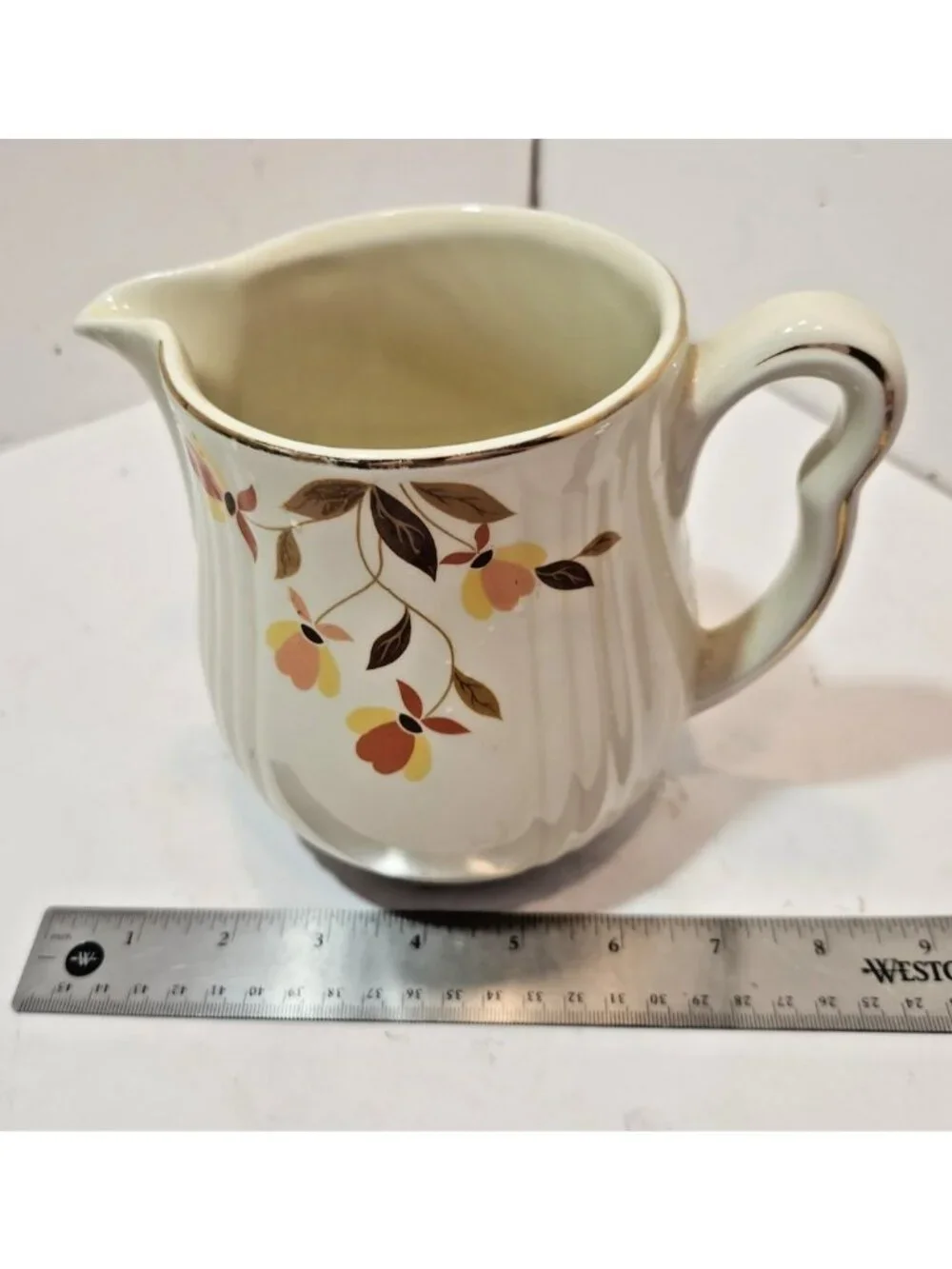 Vintage Hall Autumn Leaf Water/Milk Pitcher Mary Dunbar